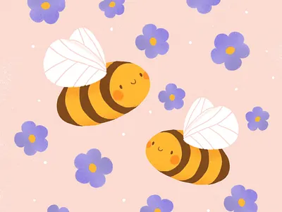 bees illustration