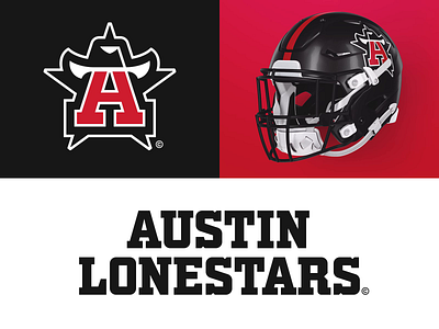 15/32 – Austin Lonestars austin branding cowboy design football graphic design illustration logo lonestars sports sports branding texas typography