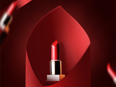 Product advertisement poster branding cosmetic products design graphic design lipstick poster product promotion poster social media