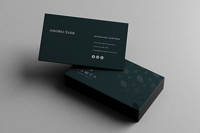 Lawca Partners branding business card graphic design identity lawfirm meadows