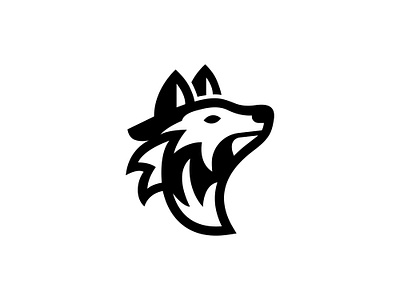 Wolf Logo alpha wolf logo animal logo branding design graphic design illustration logo vector wolf head logo wolf logo wolf logo sale