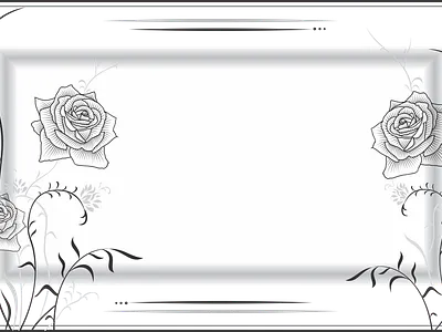 Art Line Work Tray Set abstract branding design flower graphic design illustration vector