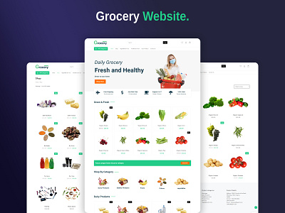 Grocery Theme Template ecommerce grocery theme template grocery website woocommerce wordpress