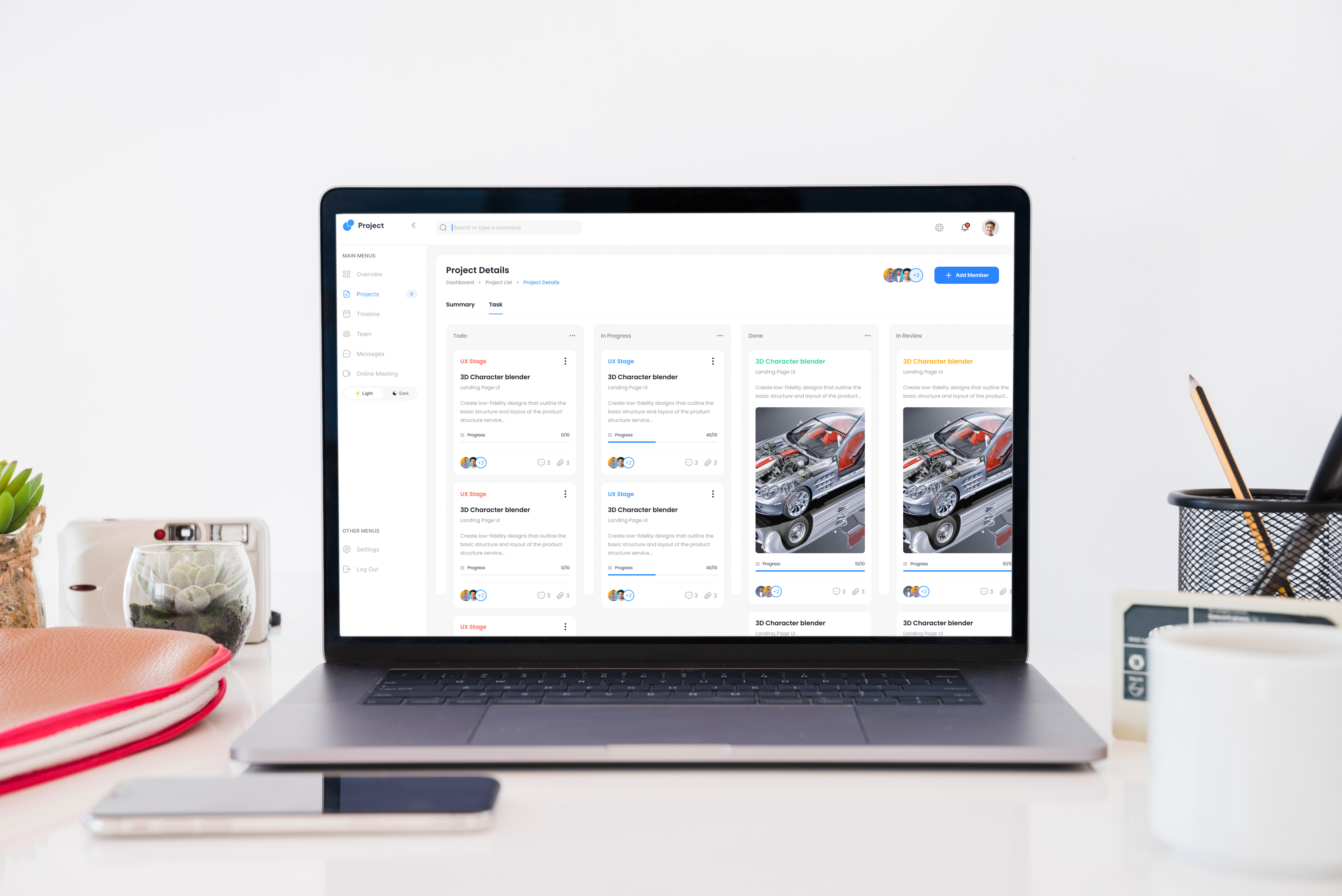 Task Management Dashboard app design branding dashboard dashboard ui dashboard ui design mobile app mobile ui task task management task management dashboard task management ui trending ui uidesign
