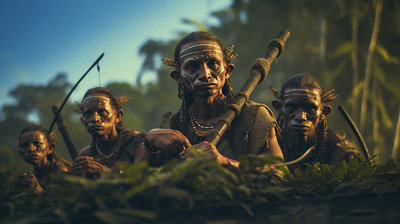 Tribes of the World 8k ai design midjourney tribes warlords