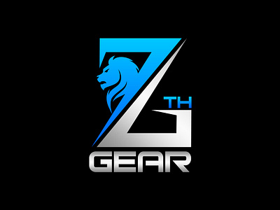 Premium 7th Gear Lion core logo design. 7 lion logo 7 logo 7g logo blue logo business logo corporate logo custom logo g lion logo g logo gear logo lion logo logo logo design minimal logo moder logo