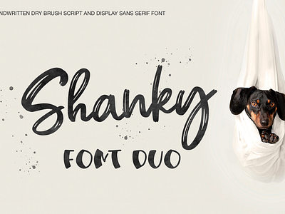 Shanky branding brush font design display font dry brush font flower font duo food hand drawn hand drawn font handwritten font illustration logo font menu script font signature font social media ui