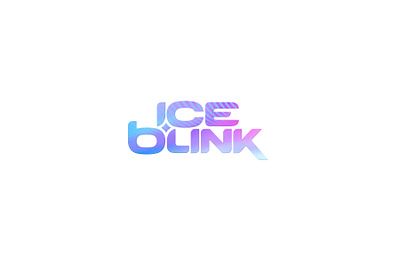 IceBlink blink branding graphic design ice illustration logo logotype monogram vector