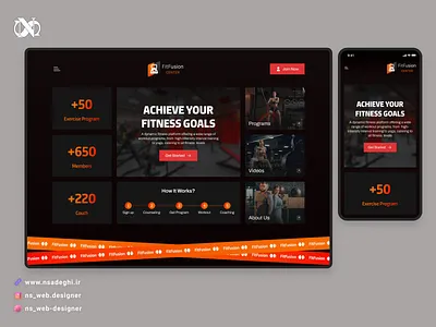 Fitness website figmadesign fitness gym sport ui uidesign ux webdesign