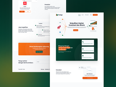 Invigo animation desktop finance invest landingpage ui website
