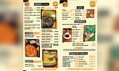 Food Menu cardápio food graphic design logo menu