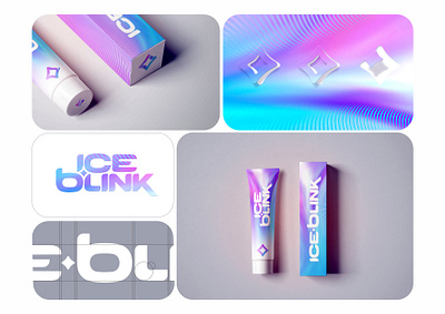 IceBlink branding graphic design logo toothpaste