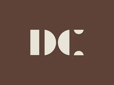 Debora Carres - Architect arch architecture brand branding brazil design flat geometric gestalt icon lettermark logo mark minimal modern modernism modernist monogram simple visual identity