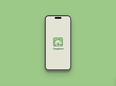 Capybara - Logo Presentation appdesign branding logo splash screen ui