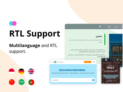 RTL Layout Landing Page business corporate cv dark mode dark ui figma homepage landing page material ui mui nextjs portfolio resume single page startup template ui ux web designs webdesign