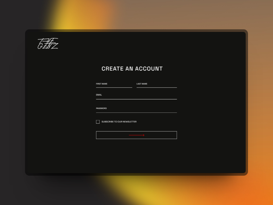 DAILY UI - 001 dailyui