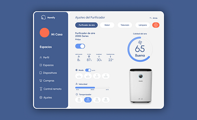 Smart Home app Settings | Daily Ui 007 ajustes dailyui dailyuichallenge interfaces settings ui design uiux