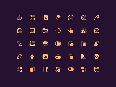 Nucleo Micro Bold 16px 20px duotone icons micro outline saas ui