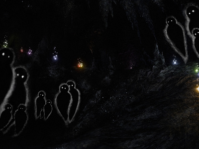 Chasm of the abyss- illustration for Ashen Scores 2d 3d berserk bloodborne conceptart darkfantasy darksouls digitaldrawing eldenring fantasy graphic design illustration