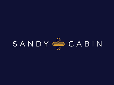 Sandy Cabin Branding branding identity illustration illustrator logo minimal palette vector