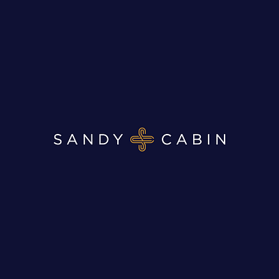Sandy Cabin Branding branding identity illustration illustrator logo minimal palette vector