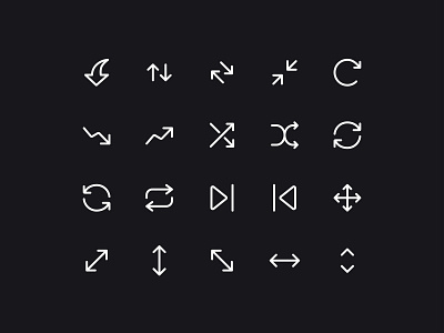 Directional Icons 🔄 icon icons minimal saas ui web design
