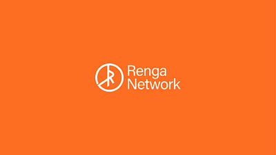 Renga Network Modern Branding Logo Design ai brand ai logo brand brand design branding graphic design logo logo design logotype tech brand tech logo