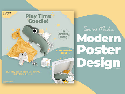 Modern Poster Design For Baby Accessories! adobe photoshop ads design art branding design graphic design logo poster design ui ui design tips