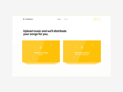 UnitedMasters - Distribute Your Music design music platform product product design ui user experience user interface ux visual