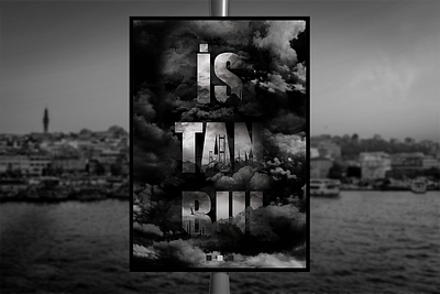 Istanbul Poster bosphorus design graphic design istanbul photoshop pollution poster poster design print print design typography ui visual design