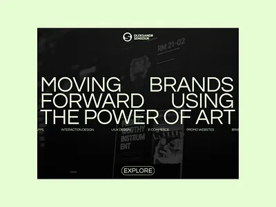 OS Personal Branding and UI design animation art direction branding corporate style design designer homepage identity interaction design interface motion graphics personal website portfolio website typography ui ui design uiux user interface ux web design