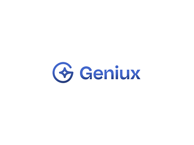 Geniux - Logo design brand branding design freelance g g letter g logo geniux graphic design logo star