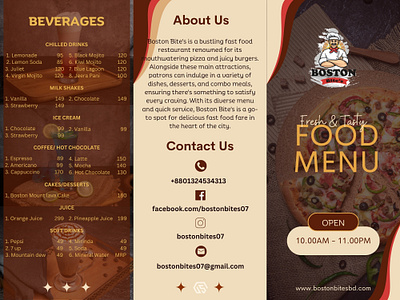 Menu Design For Restaurant creative design fold graphic design iftar menu menu poster ramadan menu restaurant trifold