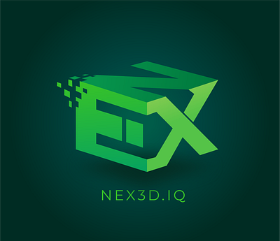 Nex 3D Logo animation branding cartoon character art design graphic design illustration logo ui vector