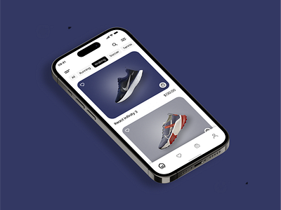 Shoes App UIUX Design app appui design figma homescreen loginscreen modernappdesign shoesapp signupscreen uiux