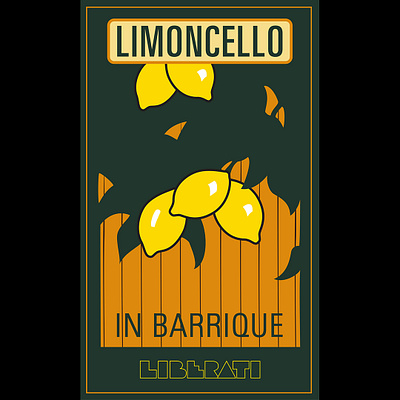 Liberati Limoncello Poster adobe illustrator design graphic design illustration illustrator limoncello poster typography