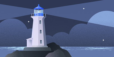 Sales-Assist Function illustration lighthouse