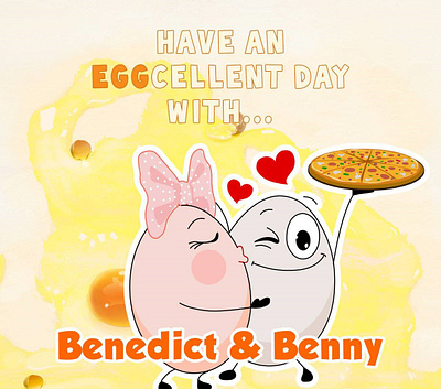 Eggcellent Day!!! 2d animation art branding design drawing graphic design illustration painting ui