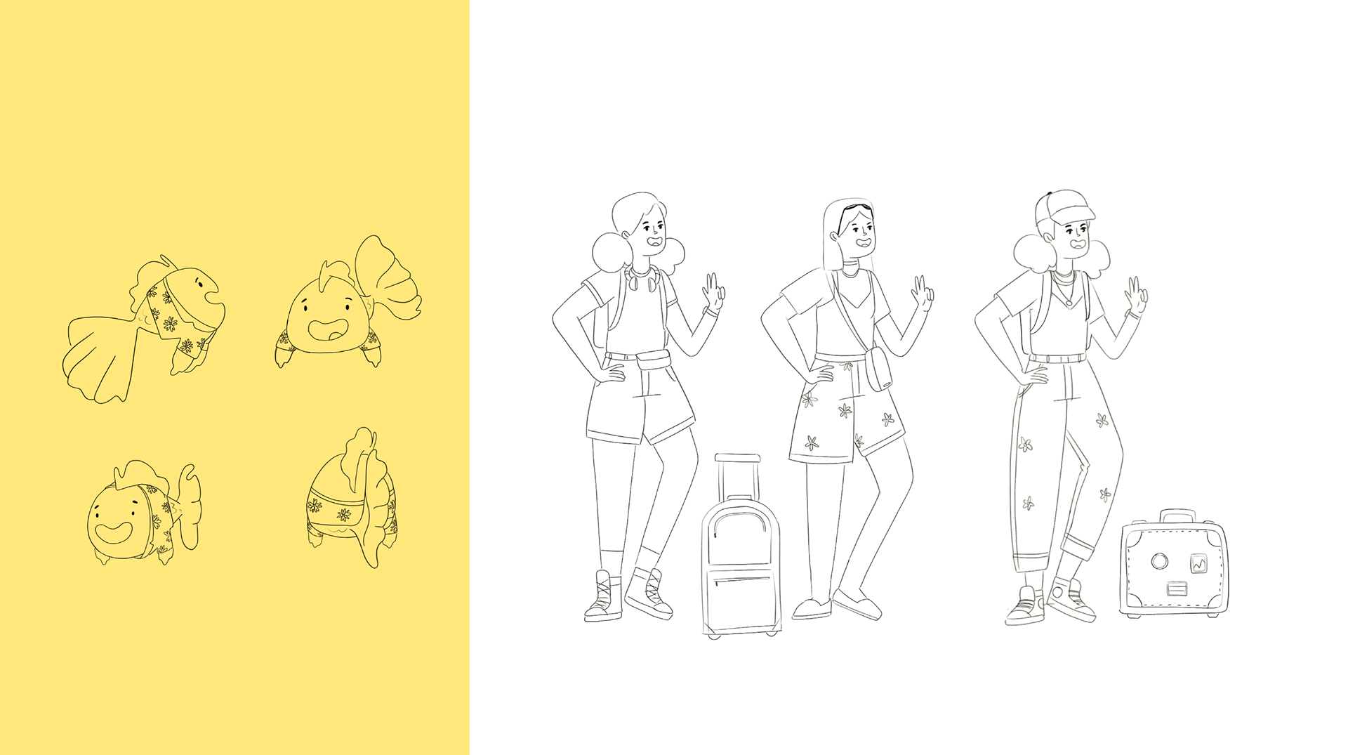 Scoot Film Treatment animation characterdesingner colombia concept digital illustration yaffa