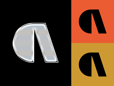 Personal Branding a branding geometric letter logo monogram