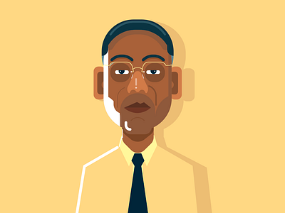 Gus Fring breaking bad giancarlo esposito illustration