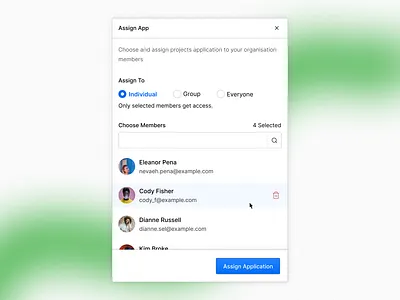 Assign App app figma saas ui ux web