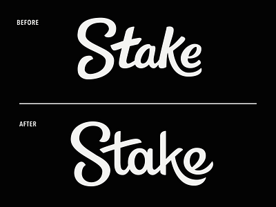 Stake (process) bet branding calligraphy casino custom flow iconic idea identity instagram lettering logotype new online premium process rebrand script stake type