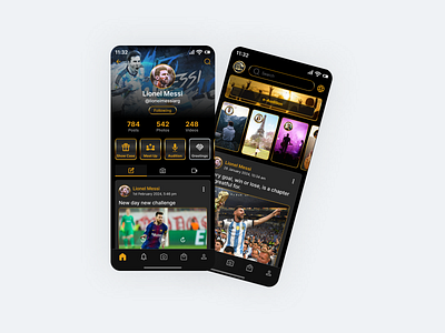 Superstar Mobile App UI celebrity mobile app superstar superstar mobile app ui ui design uiux user interface