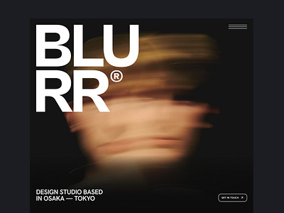 Blurr - Agency Website Template agency clean figma framer template ui ui kit ux web web design website