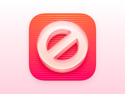 AdBlock Pro - Quartz Alternate App Icon app icon app icon design