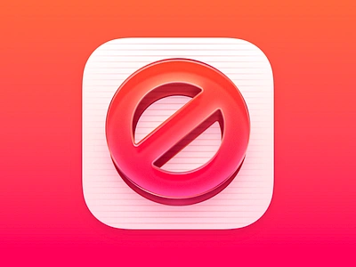 AdBlock Pro - Ruby Alternate App Icon app icon app icon design