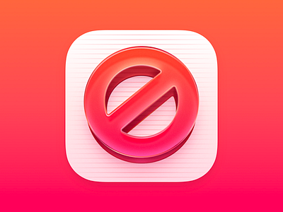 AdBlock Pro - Ruby Alternate App Icon app icon app icon design