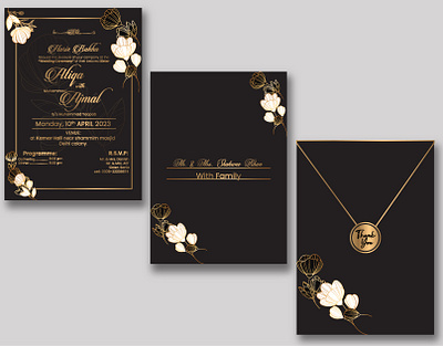 Wedding Card Design graphic design visualizer wedding wedding card wedding design