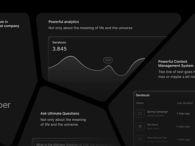 Bento exploration animation bento dark smooth ui web website